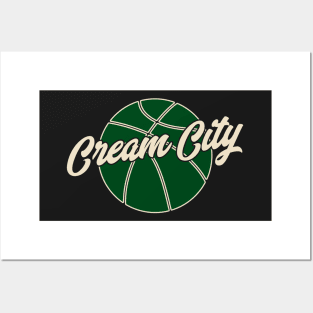 Cream City Milwaukee Basketball Fan Bucks Wisconsin Posters and Art